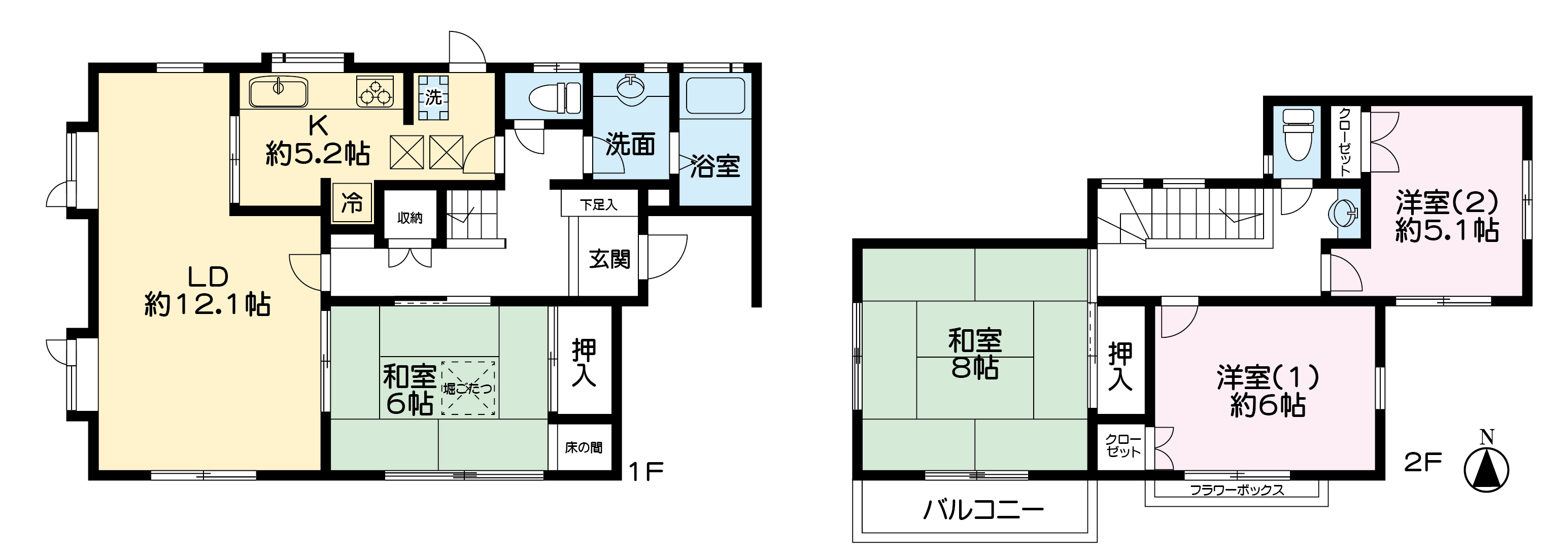 間取図（平面図）　